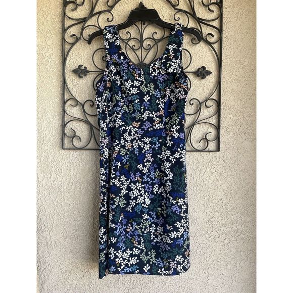 Cabi cinco floral print shift dress - size small - multicolored - Picture 4 of 8